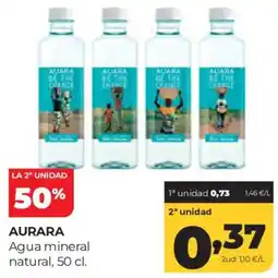 Alimerka Aurara Agua mineral natural oferta