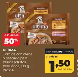 Alimerka ultima comida con carne o pescado para perros adultos pequeños oferta