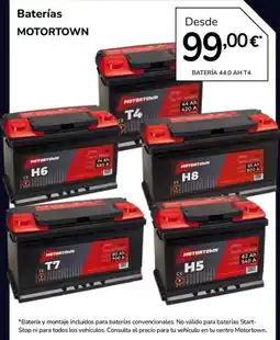 MotorTown Motortown baterías oferta