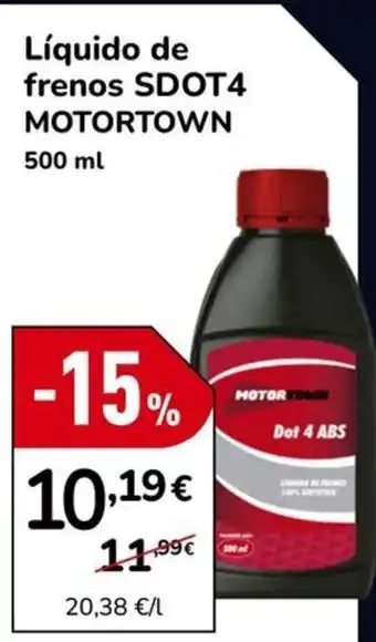 Motortown liquido de frenos sdot4