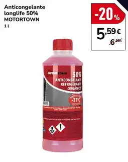 MotorTown Motortown anticongelante longlife 50% oferta