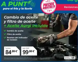 Aurgi Aurigi Cambio de aceite y filtro de aceite oferta