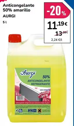 Aurgi Aurgi anticongelante refrigerante oferta