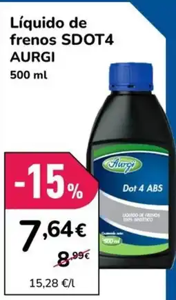 Aurgi Aurgi líquido de frenos sdot4 oferta