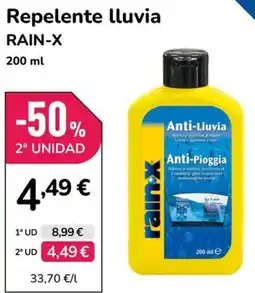 Aurgi rain-x repelente lluvia oferta