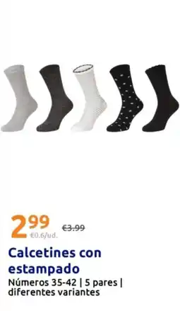 Action Calzetines con estampado oferta