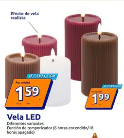 Action Vela LED oferta