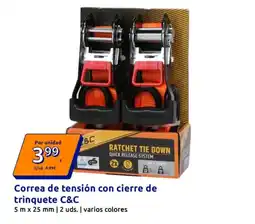 Action C&C correa de tensión con cierre de trinquete oferta