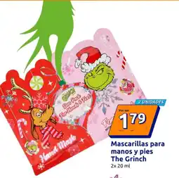 Action The Grinch Mascarillas para manos y pies oferta