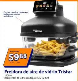 Action Tristar freidora de aire de vidrio oferta