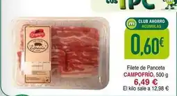Masymas Campofrío - filete de panceta oferta