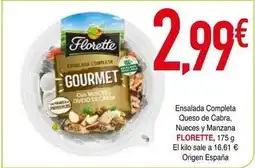 Masymas Florette - ensalada completa queso de cabra, nueces y manzana oferta