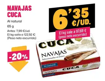 Cuca navajas