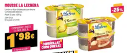 AhorraMas La Lechera mousse oferta