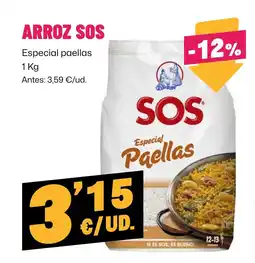 AhorraMas Sos arroz especial paellas oferta