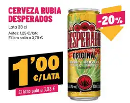 AhorraMas Desperados cerveza rubia oferta