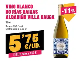 AhorraMas Villa Dauga albariño oferta