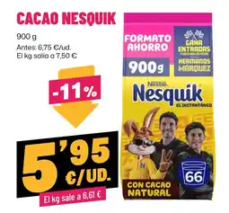 AhorraMas Nesquik cacao oferta