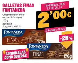 AhorraMas Fontaneda galletas finas oferta