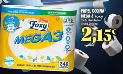 Gadis Foxy papel cocina mega 3 oferta