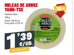 AhorraMas Yang-tse obleas de arroz vietnamitas oferta
