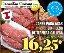 Gadis Carne para asar sin hueso de ternera gallega oferta