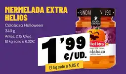 AhorraMas Helios mermelada extra calabaza halloween oferta