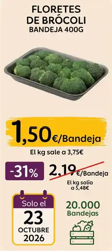 AhorraMas Floretes de brócoli oferta
