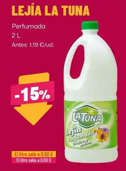 AhorraMas Latuna lejía perfumada oferta