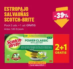 AhorraMas Scotch-Brite estropajo salvaúñas oferta