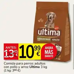Consum ultima comida para perros adultos oferta