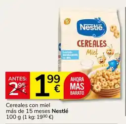 Consum Nestlé cereales miel oferta