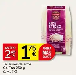 Consum Go-Tan tallarines de arroz oferta