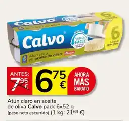 Consum Calvo atún claro en aceite de oliva oferta