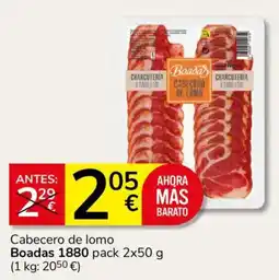 Consum Boadas cabecero de lomo oferta