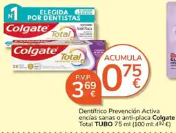 Consum Colgate Dentífrico Prevención Activa oferta