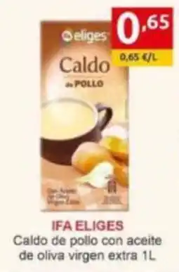 Supermercados Extremadura Ifa eliges caldo de pollo oferta