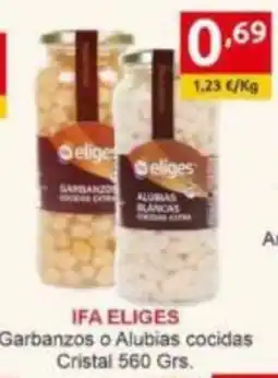 Supermercados Extremadura Ifa eliges garbanzos o alubias cocidas oferta