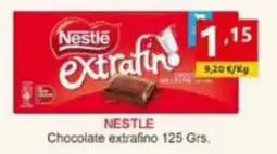 Supermercados Extremadura Nestle chocolate extrafino oferta