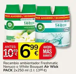 Consum Nenuco ambientador Freshmatic White Bouquet Air Wick oferta