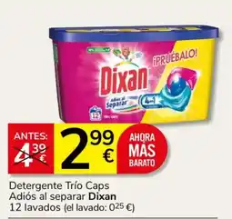 Consum Dixan Detergente Trío Caps oferta