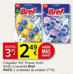 Consum Bref colgador wc power activ oferta
