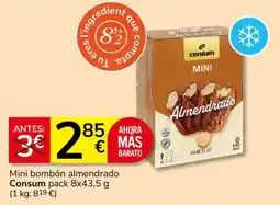 Consum Consum mini bombón almandrado oferta