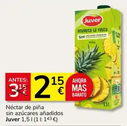 Consum Juver néctar de piña oferta