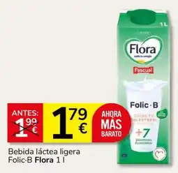 Consum Flora bebida láctea ligera Folic-B oferta