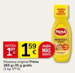 Consum Prima mostaza original oferta