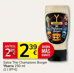 Consum Ybarra salsa the champions burger oferta