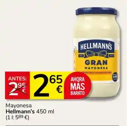 Consum Hellmann's mayonesa oferta