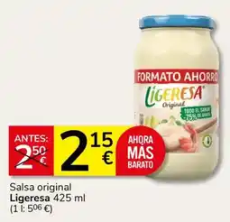 Consum Ligeresa salsa original oferta