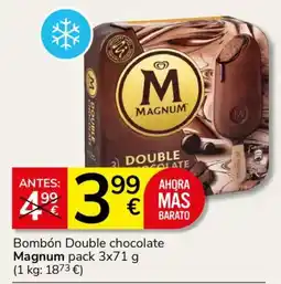 Consum Magnum bombón double chocolate oferta